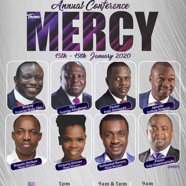 household OF David Mercy Conference 2020