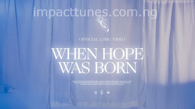 VOUS Worship – When Hope Was Born